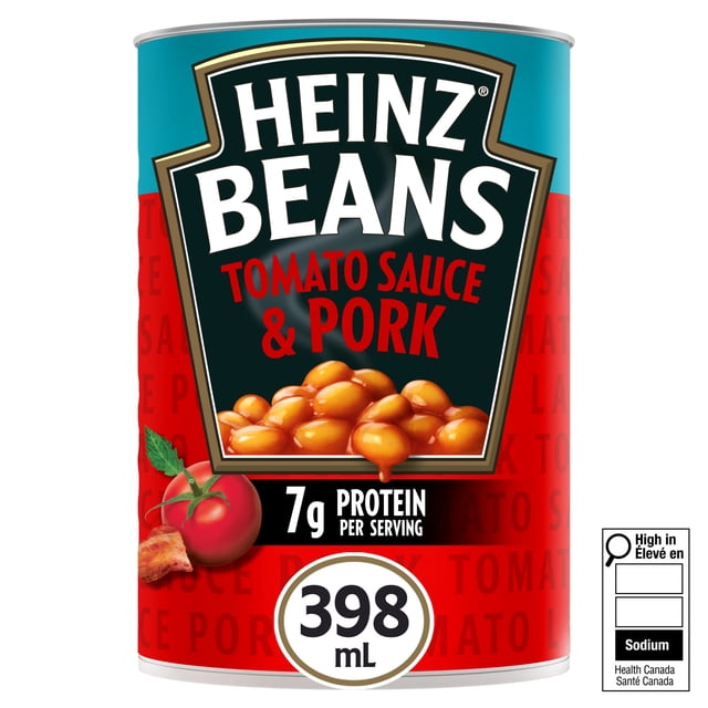 Heinz Original Beans with Pork & Tomato Sauce, 398 mL Can