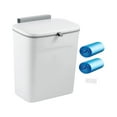 thumbnail image 3 of Kitchen Compost Bin with Lid Multipurpose Waterproof Trash Can Waste Bins under white, 3 of 7
