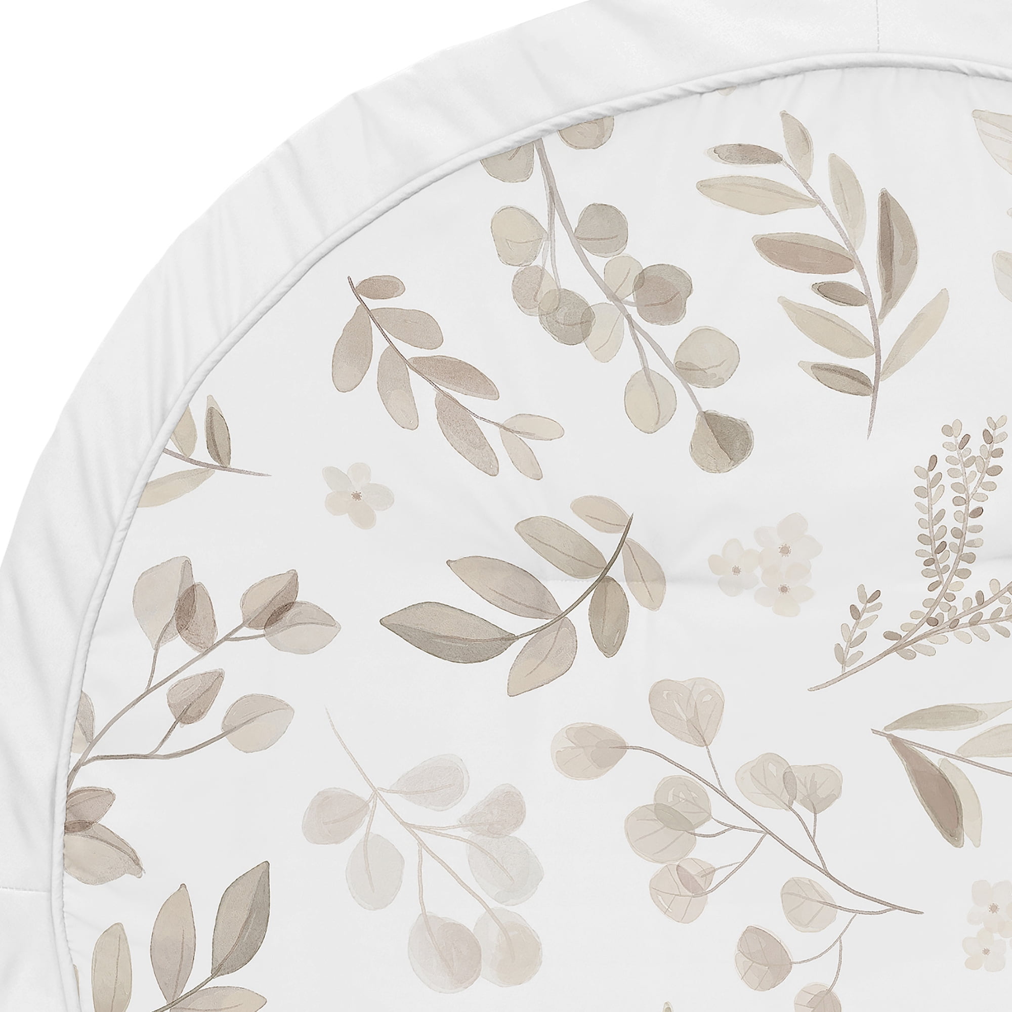 Sweet Jojo Designs Botanical Beige and Taupe Baby Play Mat