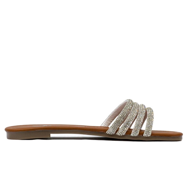 Sandalias Para Mujer Joza 3833 plateado 26.5