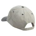 thumbnail image 3 of Yin Yang Clover Embroidered Pigment Dyed Wash Cap - Beige Black OSFM, 3 of 5