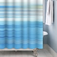 thumbnail image 3 of Tchckioa Blue Blending Shower Curtain for Bathroom,72x72 Inch Waterproof Hooks Bath Curtain Decor, 3 of 6