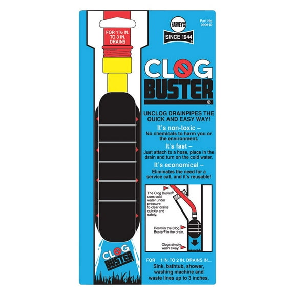 Harvey's Clogbuster Drain Unclogger