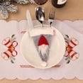 thumbnail image 2 of Christmas Decorations Cartoon Dolls Knife and Fork Sets Santa Tableware Sets Table Decoration Items Gingerbread Man Models Creative Cartoon Hotel Santa Cutlery Bag, 2 of 8