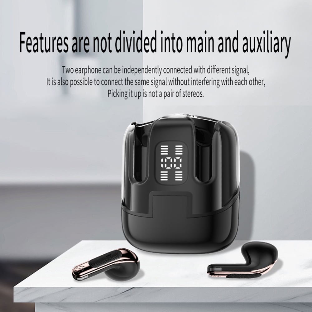 2 Pack Wireless Earbuds Bluetooth 5.4 With Led Display Charging Case For Sports Workout Gym Running Blue Tooth Two Pairs Of Tws Ear Buds For Couples Two Person In Ear Earphones With Mic For Sport