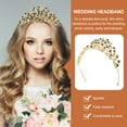 thumbnail image 5 of MLINS Rhinestone Bridal Tiara Headband Bride Crown Women Crown Wedding Hair Jewelry, 5 of 8