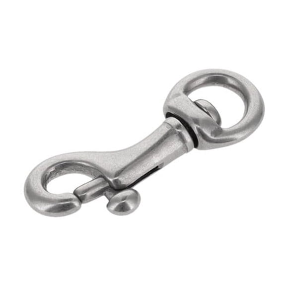 45 1/4" Nickel Matte, Swivel Bolt Snap, Solid Brass-LL