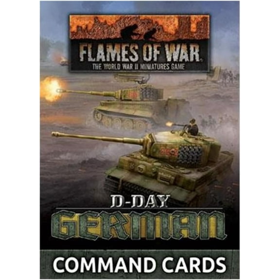 Battlefront Flames of War FW263C Late War D-Day German Command Cards