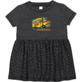 thumbnail image 3 of Inktastic How I Roll School Bus Girls Baby Dress, 3 of 5