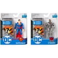 thumbnail image 2 of Figuras de acción DC Comics SUPERMAN y CYBORG, 10 cm, paquete de 2, 2 of 9