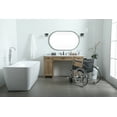 thumbnail image 5 of Elegant Kitchen and Bath 60 Inch ADA Compliant Bathroom Vanity In Natural Oak, 5 of 7