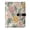 Retro Plant Pattern, variant on Leather Notebook with Pen Holder Writing Notepad Includes 100 Pages Lined Journal Light Pink Daisies