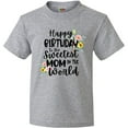 thumbnail image 3 of Inktastic Happy Birthday to the Sweetest Mom in the World Youth T-Shirt, 3 of 5