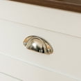 thumbnail image 5 of EUROCO Sideboard Cabinet with 6 Drawers, Console Cabinets with Silver Shell-Shaped Metal Handle and Engineered Wood for Various Site, Dining Room,Living Room, waterproof, Antique White, 5 of 8