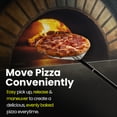 thumbnail image 2 of Zlion Pizza Turning Peel with  Easy to Use with Adjustable Handle up to 47" Aluminum Turning Pizza Paddle, Movable Hand Grip, Rotating Pizza Peel, Wooden Pizza Peel Alternative Pizza Accessories, 2 of 8
