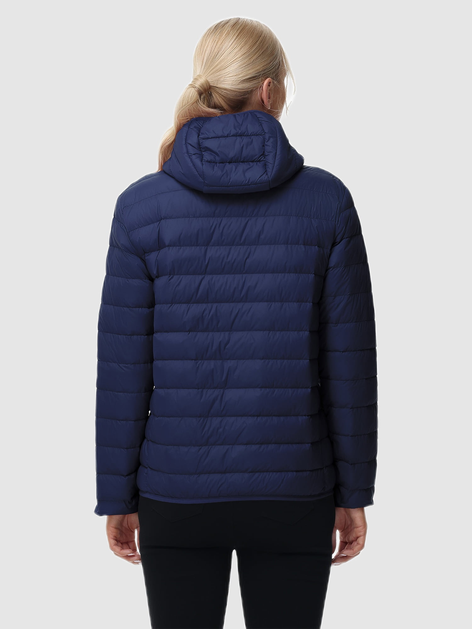 Women's Puffer Jacket Hooded Warm Down Lightweight Full-Zip Packable Quilted Winter Outdoor Coat,Size(S-2XL) - image 3