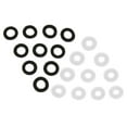 thumbnail image 4 of Durable 10 piezas latón trompeta lana fieltro arandelas almohadillas protectores DIY Negro perfke Arandelas de fieltro de trompeta, 4 of 9