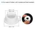 thumbnail image 2 of Uxcell 10Pcs T Type Rubber Grommet Mount Dia 29mm 36x19x13mm Seal Protection Flexible Hole Plugs Cable Pipe White, 2 of 5