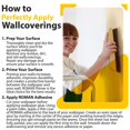 thumbnail image 5 of Roman PRO-838 Qt Clear Heavy Duty Wallpaper Adhesive - 6ct. Case, 5 of 8