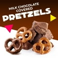 thumbnail image 5 of Milk Chocolate Covered Pretzels, Salted Pretzels in Smooth Milk Chocolate, 14 Ounce Bag, 5 of 6