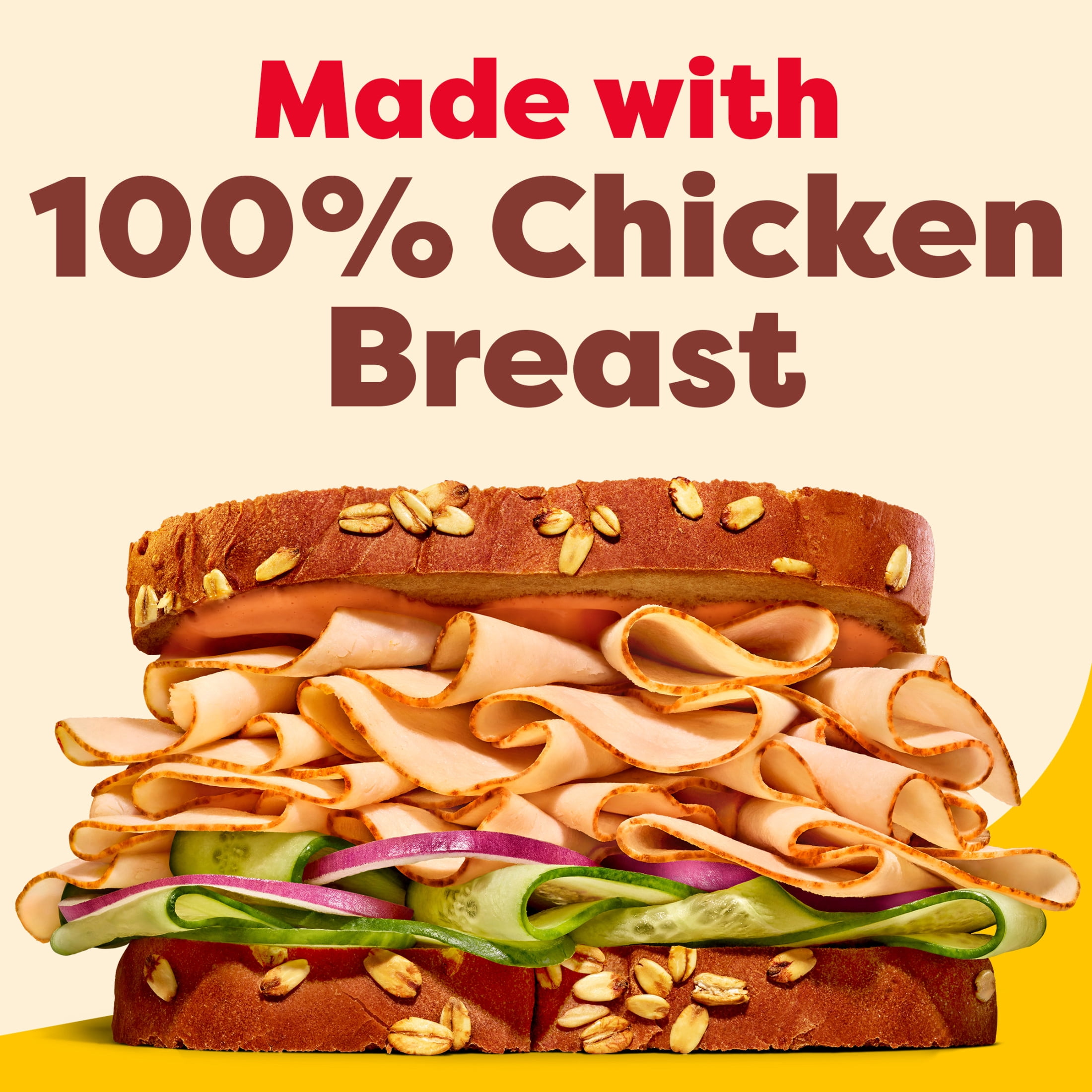Oscar Mayer Deli Fresh Deli Meat, for a Low Carb Lifestyle, Rotisserie Seasoned Chicken Breast, No Artificial Preservatives, 9 oz