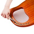 thumbnail image 5 of Walter.t Lyre Harp,Lyre Harp Metal Wood Carry Wrench Metal Wood Carry Wooden Lyre Harp Carry Wrench Cloth Wrench Cloth WH16 LAOSHE, 5 of 7