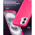 thumbnail image 4 of Entronix Rugged Heavy Duty Case for iPhone 17 – Triple-Layer Protective Bumper Cover, Hot Pink, 4 of 7