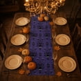 thumbnail image 4 of WWC Halloween Table Runner, 36x13 inch Thick Nylon Table Flag with Ghost Pumpkin Print, Halloween Decor for Dining Table Party, 4 of 7