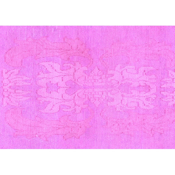 Ahgly Company Indoor Rectangle Abstract Purple Modern Area Rugs, 7' x 9'
