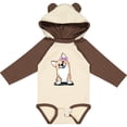 thumbnail image 3 of Inktastic Corgi Puppy Girl Boys or Girls Long Sleeve Baby Bodysuit, 3 of 5