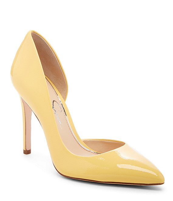 jessica simpson yellow shoes