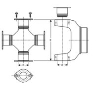 Dana Spicer Select 25-280X U Joint For 1710 Series