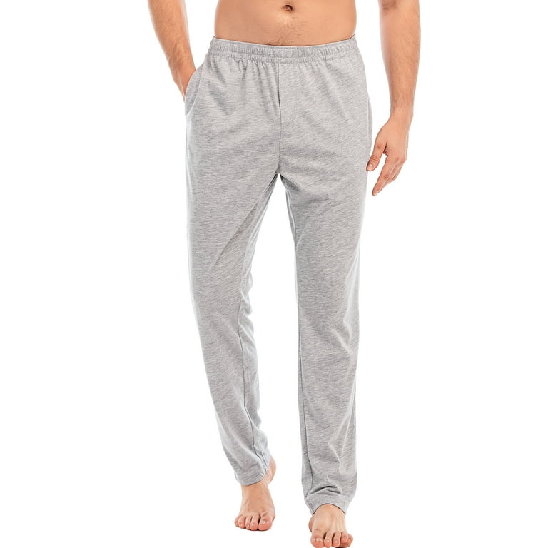 SAYFUT Mens Sleep Pant Sleeping Solid Cotton Pajama Pant Sleepwear