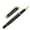 ,Black Gold(Personalized), variant on Ballpoint Pens Stunning Grey Chrome Metal Pen With Golden Trim Fancy Ball Gift Set For Men & Women Professional Executive Office Journal Pens-gift Box 0.5mm Black Extra Refill