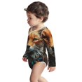 thumbnail image 3 of Sigee Floral Fox for Baby Unisex Baby Cotton Long-Sleeve Bodysuits Soft Cotton, Breathable-2 Years, 3 of 6