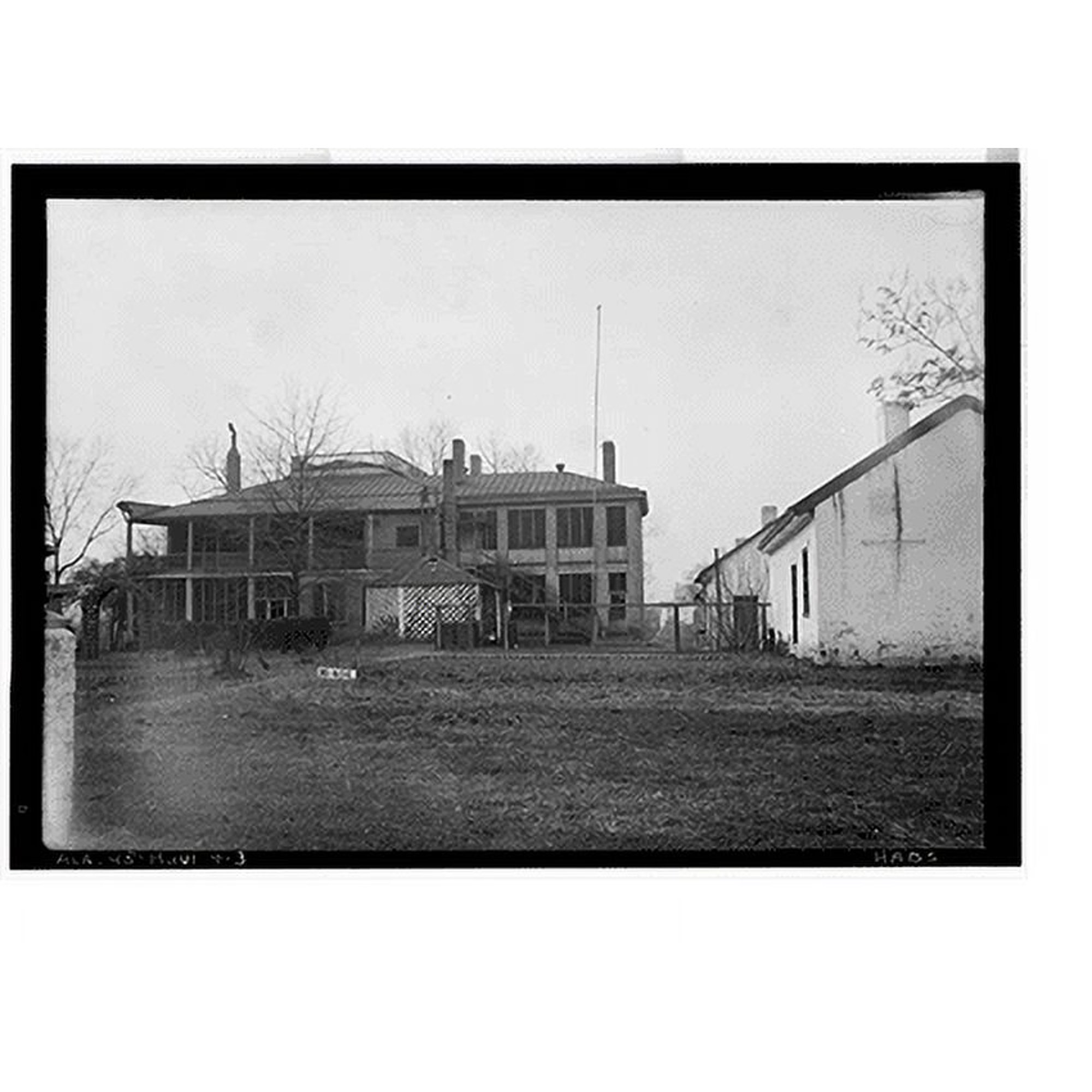 Historic Print, Pope-Spragins House, 407 Echols Avenue, Huntsville, Madison County, AL - 3, 16" x 20"