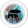 thumbnail image 2 of PopSockets PopGrip para MagSafe Mama Bear, acuarela verde azulado y rosa, 2 of 5
