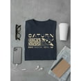 thumbnail image 3 of Saturn Vibes - Cosmic Planet Emoji Design Men's T-shirt, 3 of 4