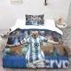 thumbnail image 2 of Lionel Messi Rinted Ropa de cama Superstar de fútbol Funda nórdica con cierre de cremallera Edredón de microfibra suave, 2 of 5