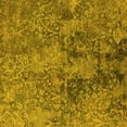 thumbnail image 1 of Ahgly Company Machine Washable Indoor Square Oriental Yellow Industrial Area Rugs, 7' Square, 1 of 4