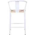 thumbnail image 2 of Meridian Furniture Beck Beige Hand Woven Rope Stool, 2 of 6