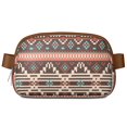 thumbnail image 1 of Sac Banane Rustique Bohème – Imperméable, Ajustable pour Course, Randonnée, Festivals (Design Artistique Vintage), 1 of 4