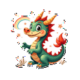 thumbnail image 4 of Waterproof Vinyl Stickers Dragon Colorful Cartoon Stickers for Notebooks Laptops Suitcases, 4 of 9