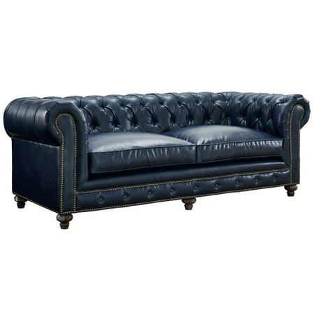 Tov Furniture Durango Rustic Blue, Navy Blue Leather Sofa Manufacturers