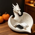 thumbnail image 5 of Dragon Shaped Decorative Storage Tray 3D Printed Gothic Tabletop Organizer for Jewelry Rings Earrings Keys Home Desk Decor Ornament, 5 of 6