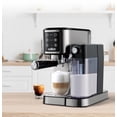 thumbnail image 3 of Salton Barista+ 3-in-1 Espresso, Cappuccino & Latte Machine with Milk Removable Container, 3 of 5