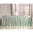 thumbnail image 3 of GFDYREE Sequin Tablecloth, Wedding, Dinning Table, Rectangular, 90"x132", Mint Green, 3 of 7