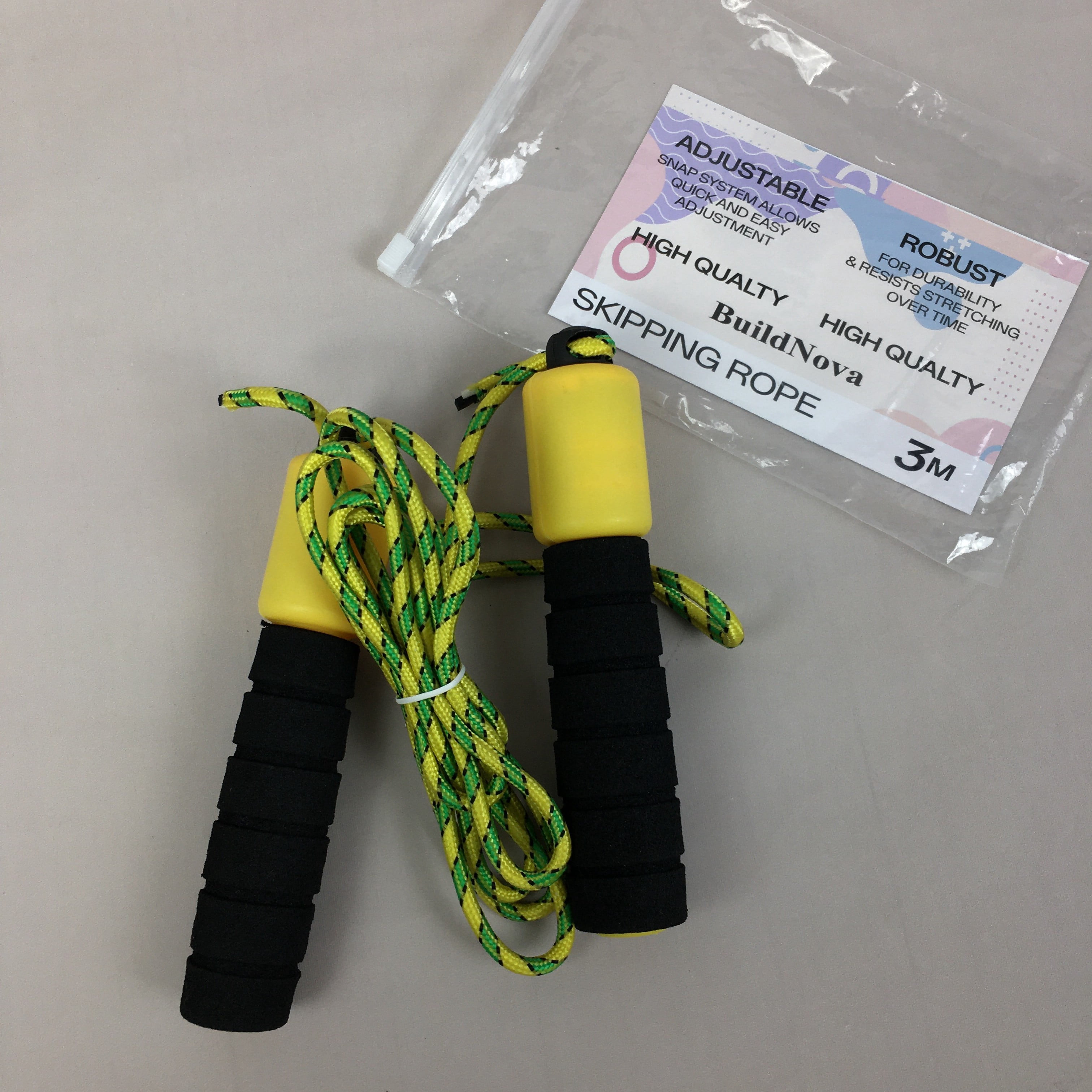 BuildNova Skipping ropes – Fast & Smooth Rotation,Adjustable Length for All Heights