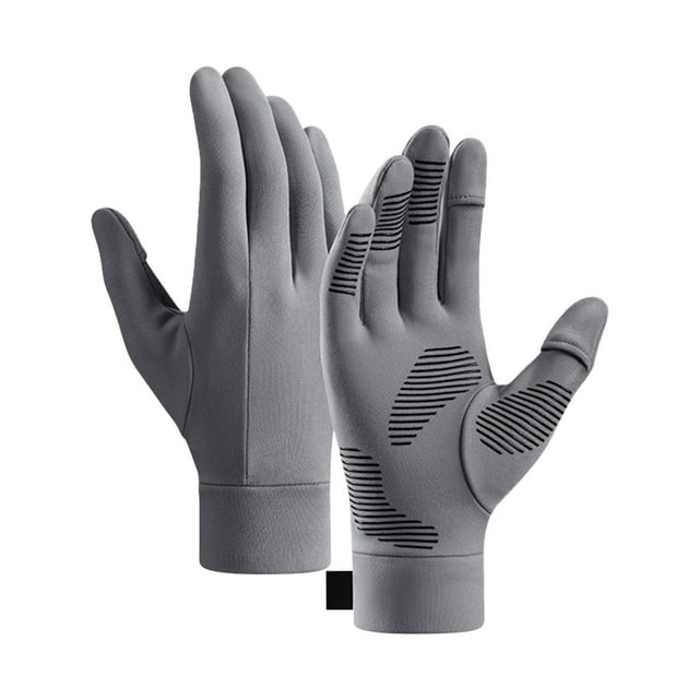 Winter Gloves for Men Women Non Slip Touchscreen Working Gloves Convertible Index Fingerless & Thumbless