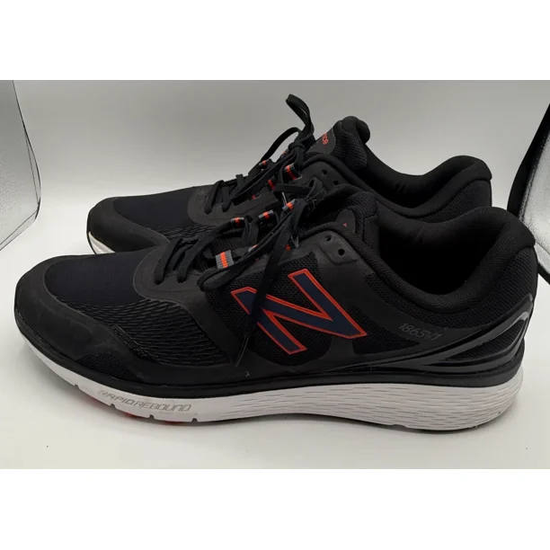 New Balance Mens 1865 V1 MW1865BK Black Red Casual Shoes Sneakers Size 15 D